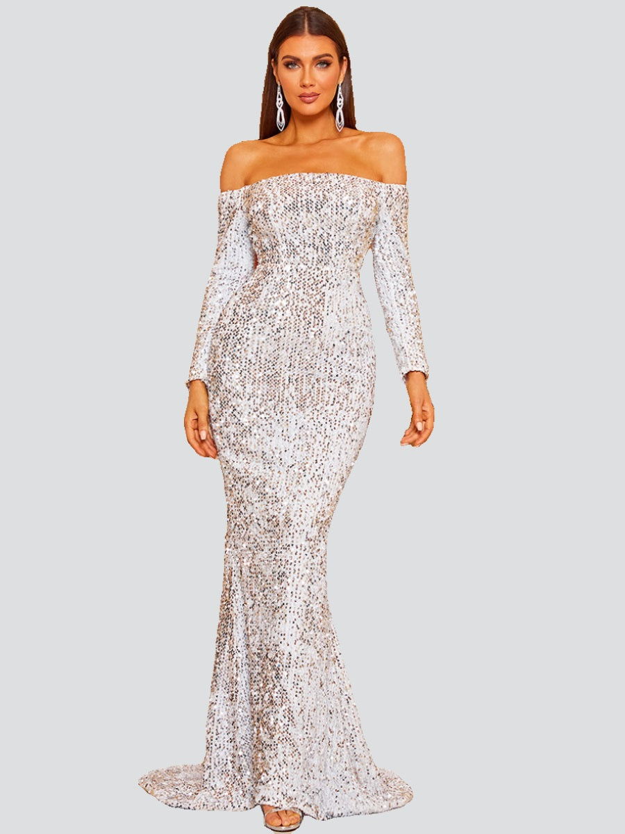 Off Shoulder Mermaid Dress FT20245