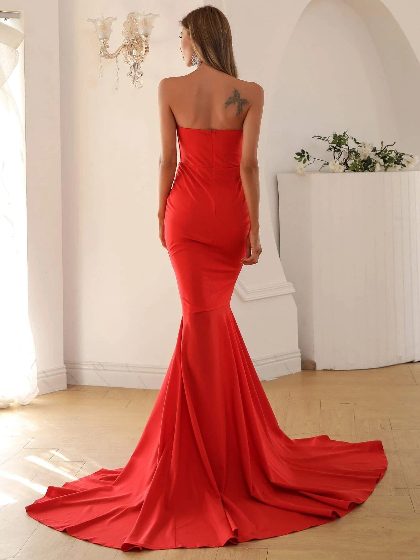 Strapless Mermaid Evening Dress FT1683