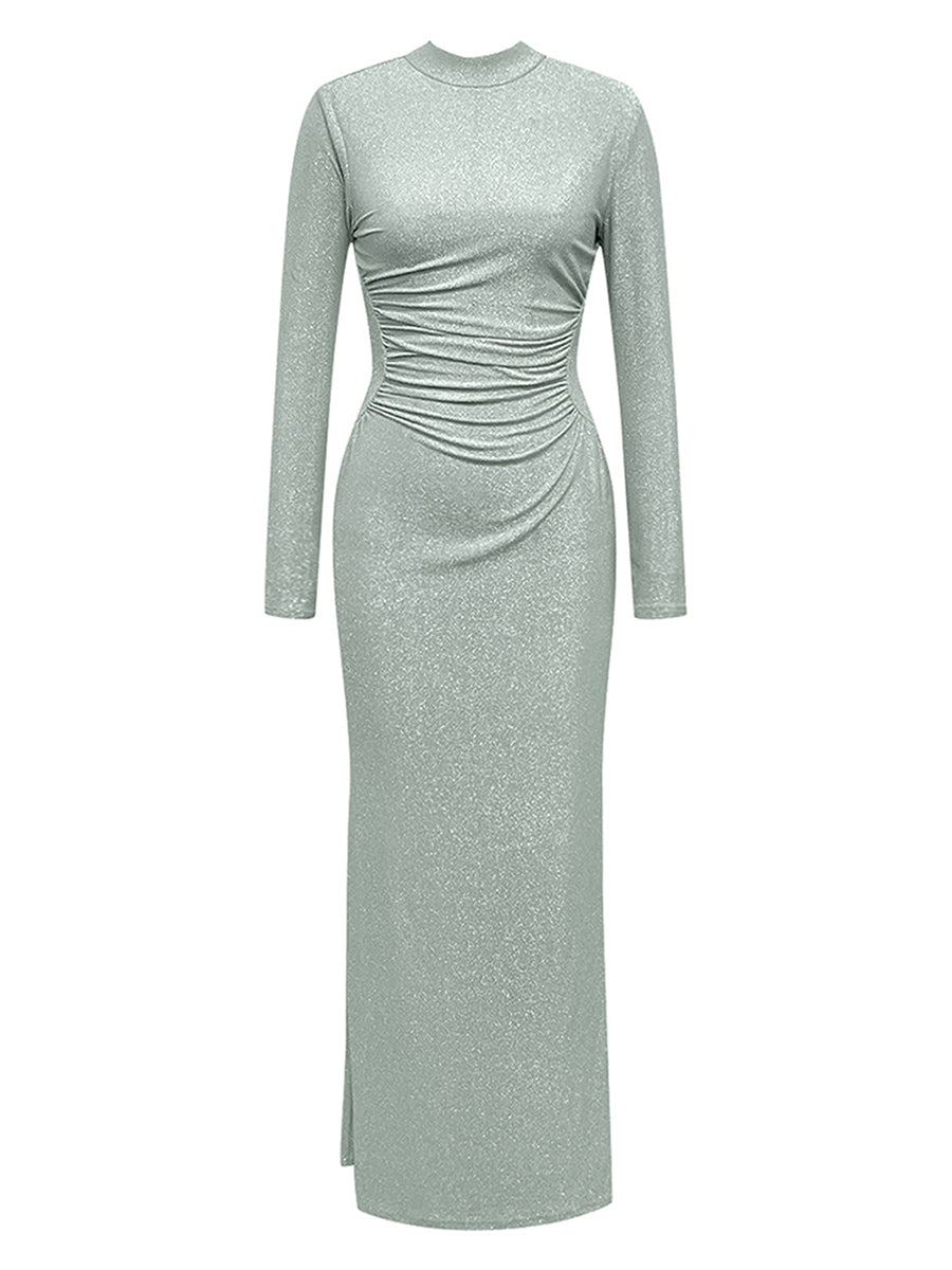 Long Sleeve Backless Slim Cocktail Dress MCW0954