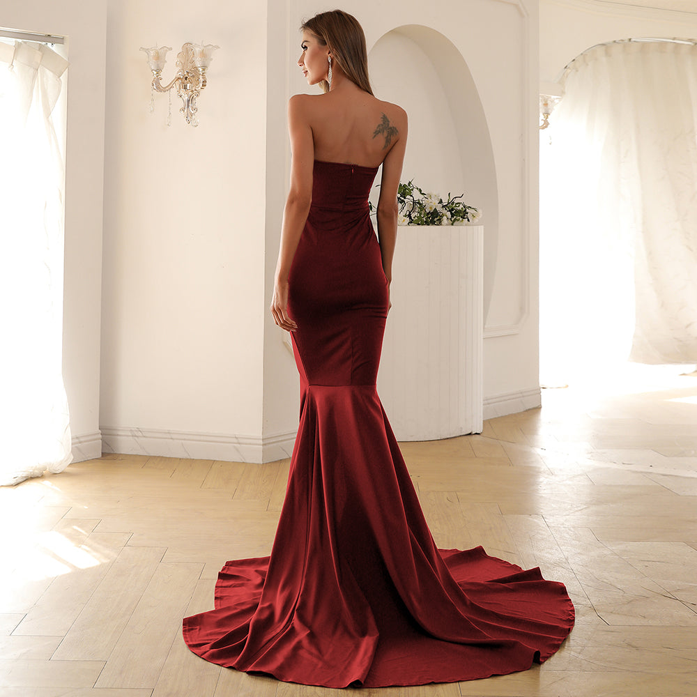 Strapless Mermaid Evening Dress FT1683